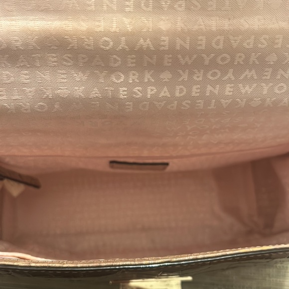 Kate Spade croc embossed top handle satchel - Picture 8 of 9